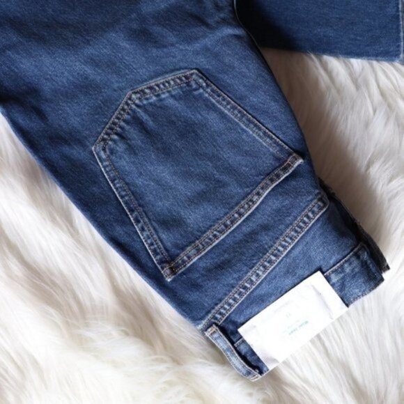 NWT Anthropologie M.i.H High Rise Vintage Style Distressed Cropped Jeans Size 25 - Picture 5 of 11